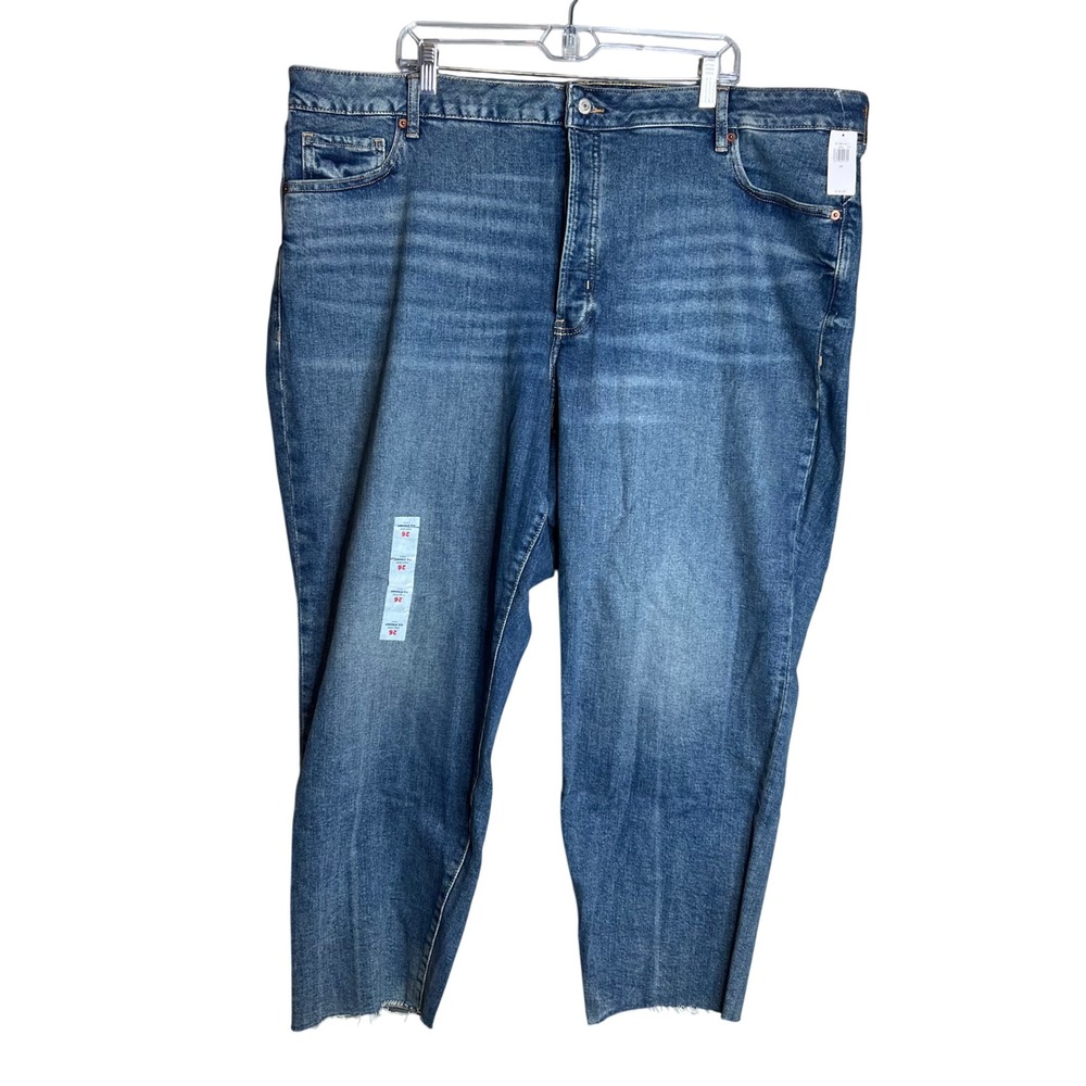 Old Navy Jeans Plus Size 26  High Rise O.G. Straight Ankle Medium Wash NWT‎